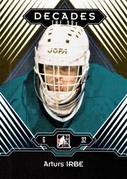 2013-14 In The Game Decades 1990s - Gold #29 Arturs Irbe Front