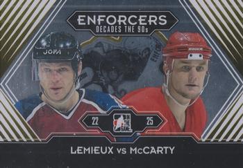 2013-14 In The Game Decades 1990s - Gold #186 Claude Lemieux / Darren McCarty Front