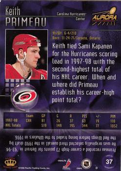 1998-99 Pacific Aurora #37 Keith Primeau Back