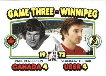 2009-10 In The Game 1972 The Year In Hockey #192 Paul Henderson / Vladislav Tretiak Front