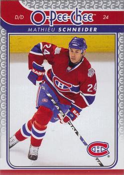 2009-10 O-Pee-Chee #326 Mathieu Schneider Front