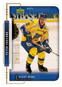 1999-00 Upper Deck Swedish Hockey League #95 Peter Ekelund Front