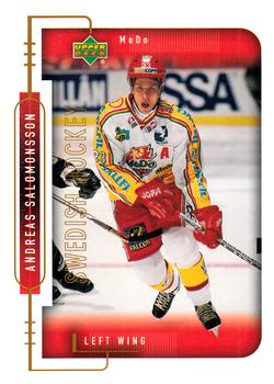 1999-00 Upper Deck Swedish Hockey League #175 Andreas Salomonsson Front