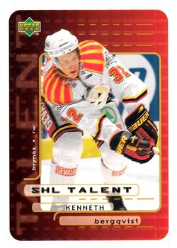 1999-00 Upper Deck Swedish Hockey League #202 Kenneth Bergqvist Front