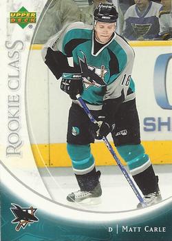 2006-07 Upper Deck Rookie Class Box Set #2 Matt Carle  Front