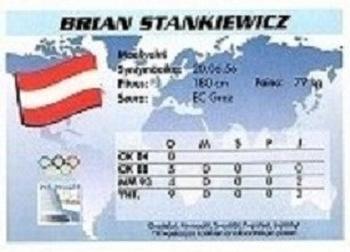 1994 Semic Jääkiekkokortit Keräilysarja (Finnish) #232 Brian Stankiewicz Back