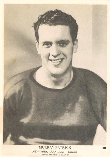 1939-40 O-Pee-Chee (V301-1) #38 Murray Patrick Front