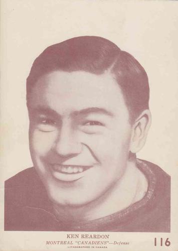 1940-41 O-Pee-Chee (V301-2) #116 Ken Reardon Front