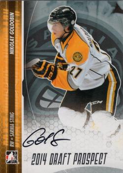 2014 In The Game Draft Prospects - Autographs #A-NG2 Nikolay Goldobin Front