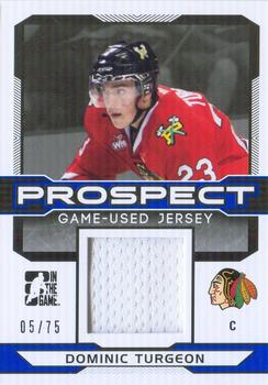 2014 In The Game Draft Prospects - Jerseys Blue #PGU-9 Dominic Turgeon Front