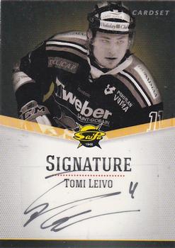 2012-13 Cardset Finland - Signature #NNO Tomi Leivo Front