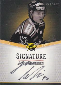 2012-13 Cardset Finland - Signature #NNO Jesse Mankinen Front