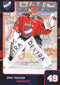 2013-14 Cardset Finland #182 Brad Thiessen Front