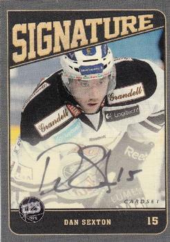 2013-14 Cardset Finland - Signature #NNO Dan Sexton Front