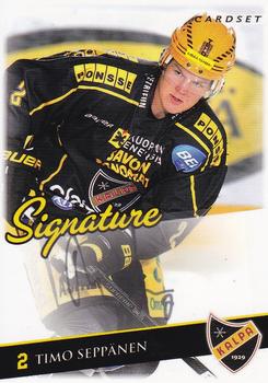 2009-10 Cardset Finland - Signature #NNO Timo Seppänen Front