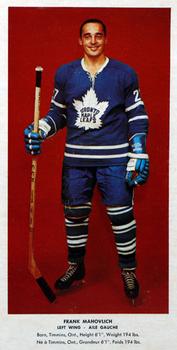 1962-63 El Producto Box Panels #NNO Frank Mahovlich Front