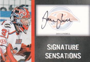 2007-08 Cardset Finland - Signature Sensations #JL Jan Lundell Front