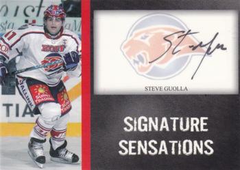 2007-08 Cardset Finland - Signature Sensations #SG Steve Guolla Front