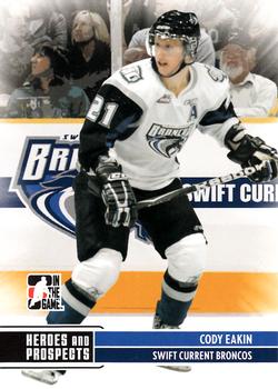 2009-10 In The Game Heroes and Prospects #140 Cody Eakin Front