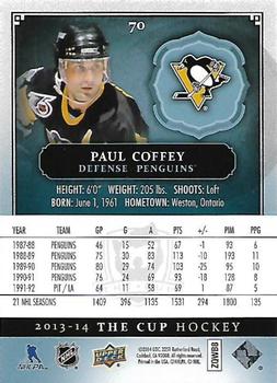 2013-14 Upper Deck The Cup #70 Paul Coffey Back