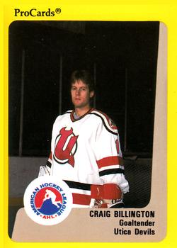 1989-90 ProCards AHL #224 Craig Billington Front