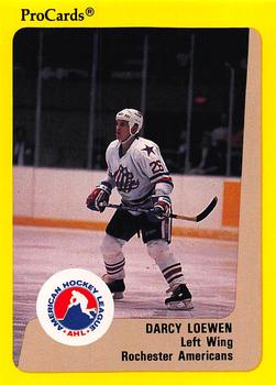 1989-90 ProCards AHL #269 Darcy Loewen Front