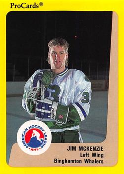 1989-90 ProCards AHL #302 Jim McKenzie Front
