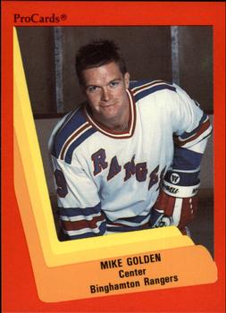 1990-91 ProCards AHL/IHL #11 Mike Golden Front