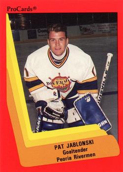 1990-91 ProCards AHL/IHL #97 Pat Jablonski Front