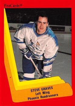 1990-91 ProCards AHL/IHL #362 Steve Graves Front