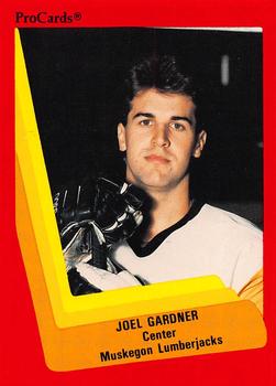 1990-91 ProCards AHL/IHL #381 Joel Gardner Front