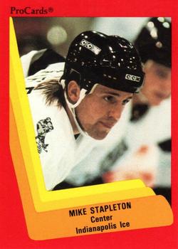 1990-91 ProCards AHL/IHL #402 Mike Stapleton Front