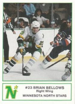 1985-86 7-Eleven Minnesota North Stars #9 Brian Bellows Front