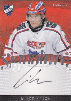 2011-12 Cardset Finland - Signature #NNO Mikko Kousa Front