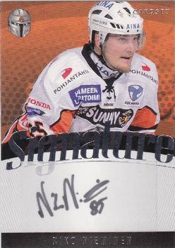 2011-12 Cardset Finland - Signature #NNO Niko Nieminen Front