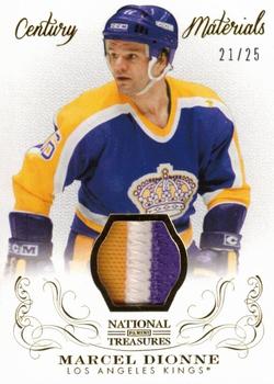 2013-14 Panini National Treasures - Century Materials Jersey Patch #CM-MD Marcel Dionne Front
