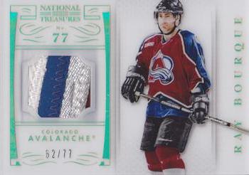 2013-14 Panini National Treasures - Numbers Patch #77 Ray Bourque Front