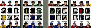 2013-14 Panini National Treasures - Treasure Chest Patch Booklet #TC-CAN Pietrangelo / Price / Kunitz / Perry / Hamhuis / Doughty / Keith / Benn / Bouwmeester / Carter / Tavares / Toews / Vlasic / St. Louis / Duchene / Smith / Subban / Bergeron / Marleau / Sharp / Nash / Luongo / Getzlaf / Weber Front