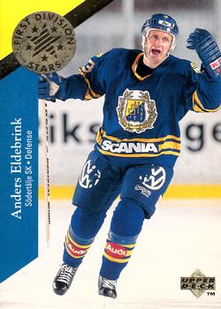 1995-96 Upper Deck Swedish Elite - First Division Stars #DS6 Anders Eldebrink Front