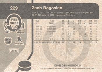2014-15 O-Pee-Chee - Retro #229 Zach Bogosian Back