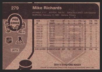 2014-15 O-Pee-Chee - Retro #279 Mike Richards Back