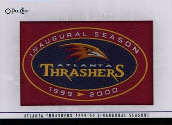 2014-15 O-Pee-Chee - Team Logo Patches #207 Atlanta Thrashers 1999-00 (Inaugural Season) Front