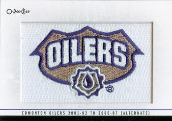 2014-15 O-Pee-Chee - Team Logo Patches #222 Edmonton Oilers 2001-02 to 2006-07 (Alternate) Front