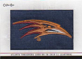 2014-15 O-Pee-Chee - Team Logo Patches #298 Atlanta Thrashers 1999-00 to 2010-11 (Cartoon) Front