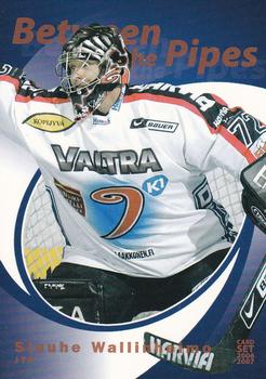 2006-07 Cardset Finland - Between the Pipes #11 Sinuhe Wallinheimo Front