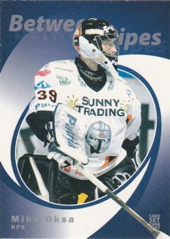 2006-07 Cardset Finland - Between the Pipes Silver #5 Mika Oksa Front
