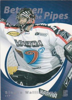 2006-07 Cardset Finland - Between the Pipes Silver #11 Sinuhe Wallinheimo Front