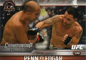 2015 Topps UFC Champions - Championship Clashes #CC-19 Frankie Edgar / BJ Penn Front