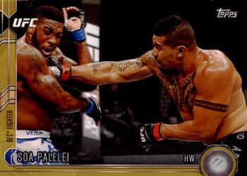 2015 Topps UFC Chronicles - Gold #60 Soa Palelei Front