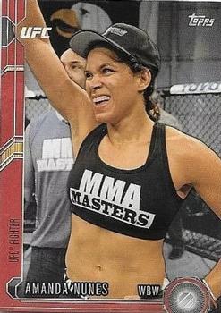 2015 Topps UFC Chronicles - Red #205 Amanda Nunes Front